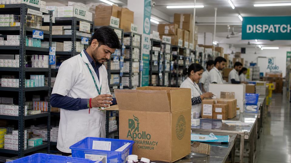 Indian pharmacy chain and warehouse operations